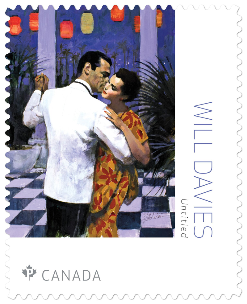 Illustration for article titled Canada Honors Prolific Harlequin Romance Cover Illustrator With His Own StampÂ